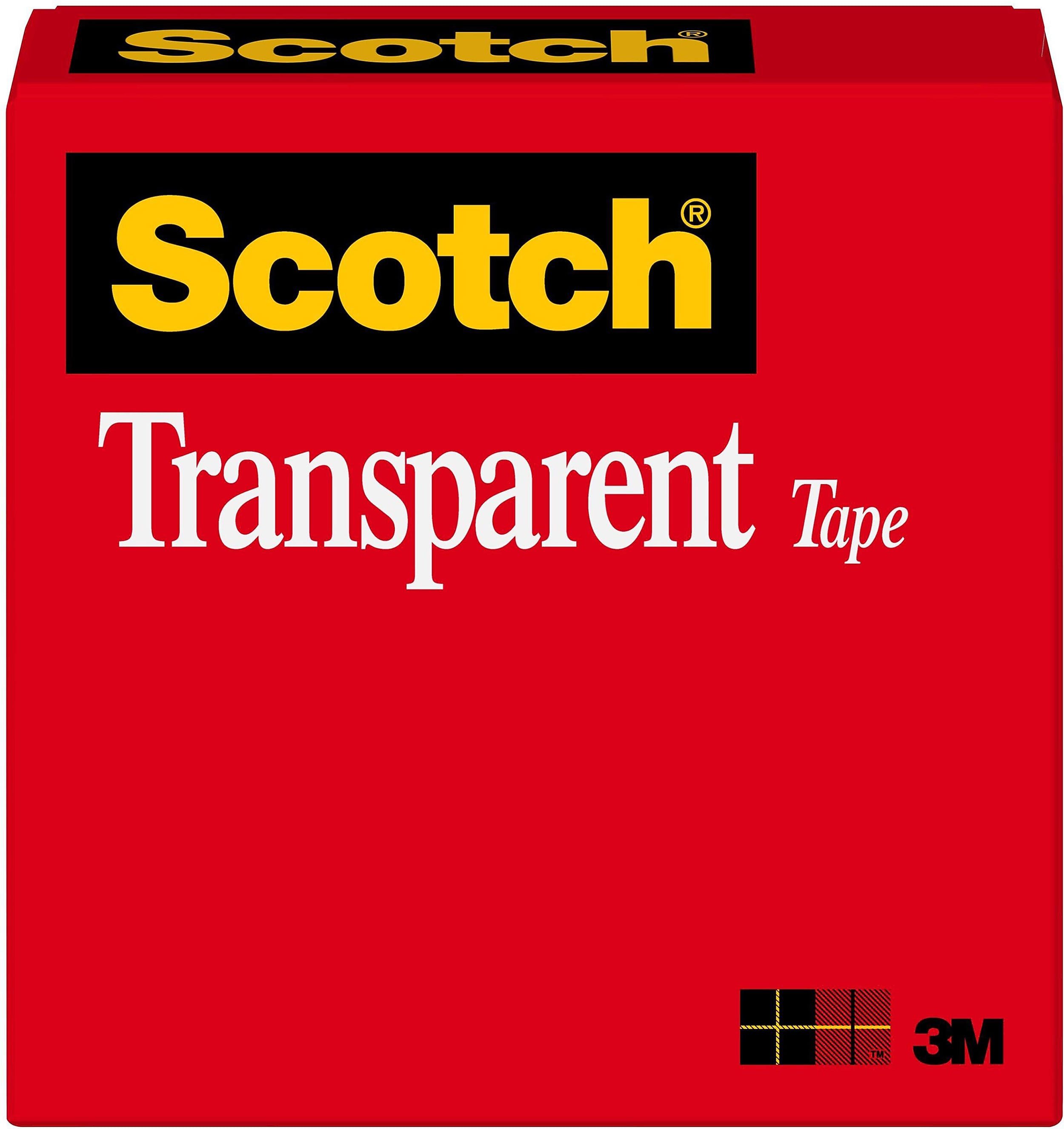 Scotch® Transparent Tape Refill, 3/4