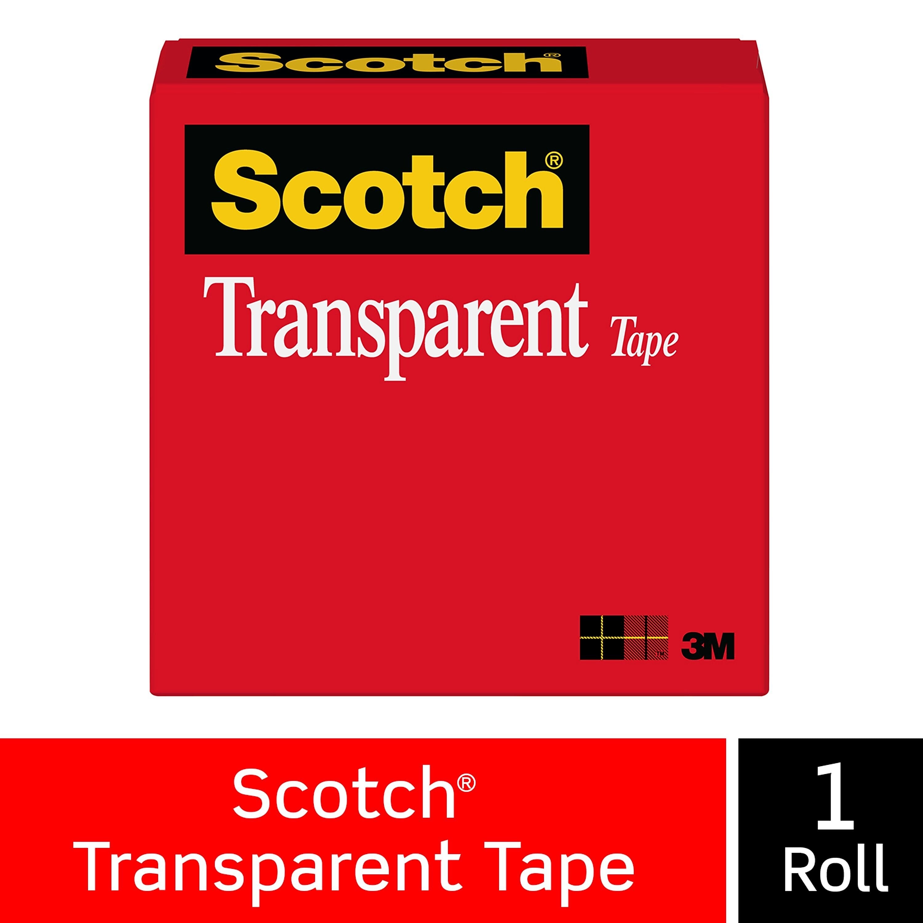 Scotch® Transparent Tape Refill, 3/4