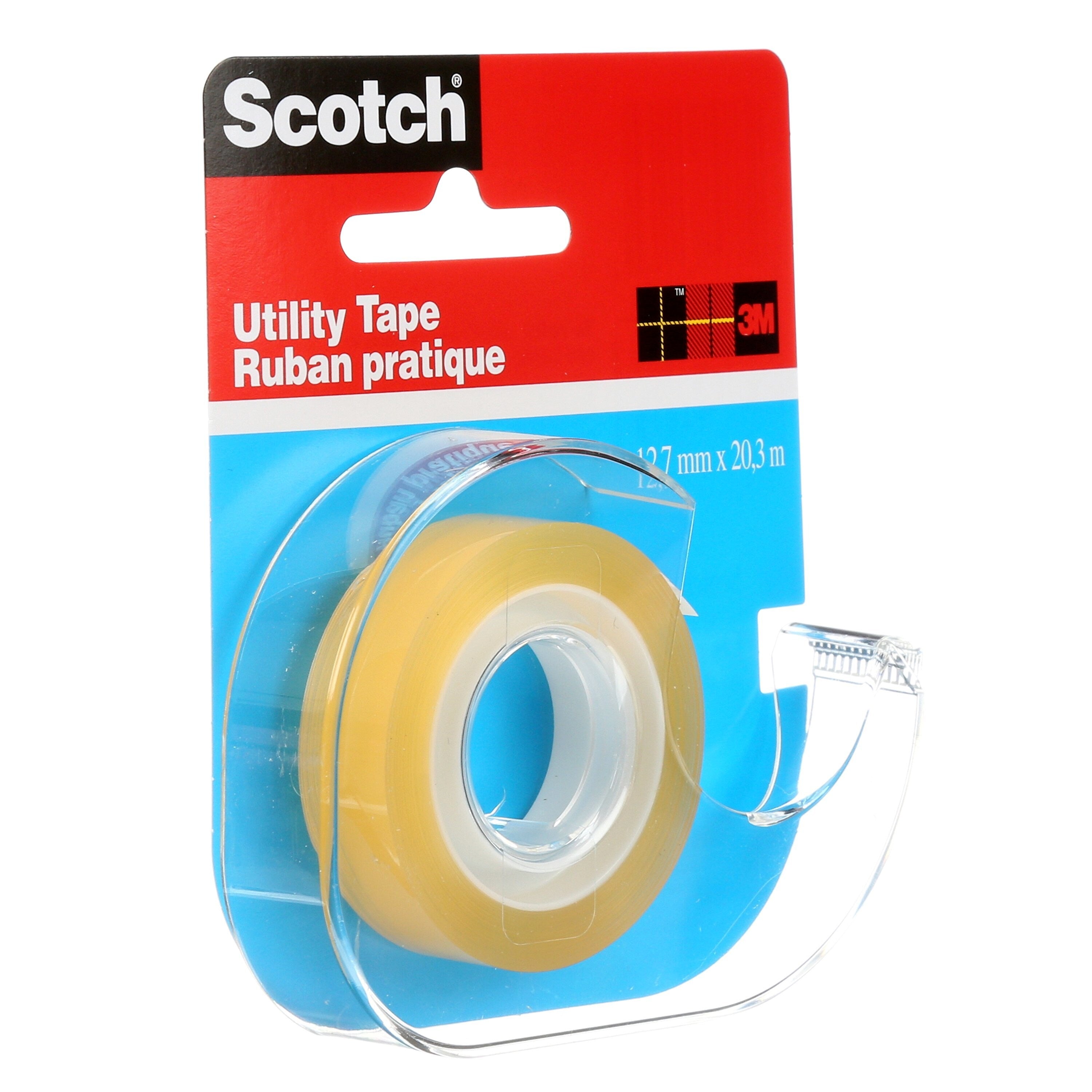 Scotch Utility Transparent Clear Tape Refill, 0.5