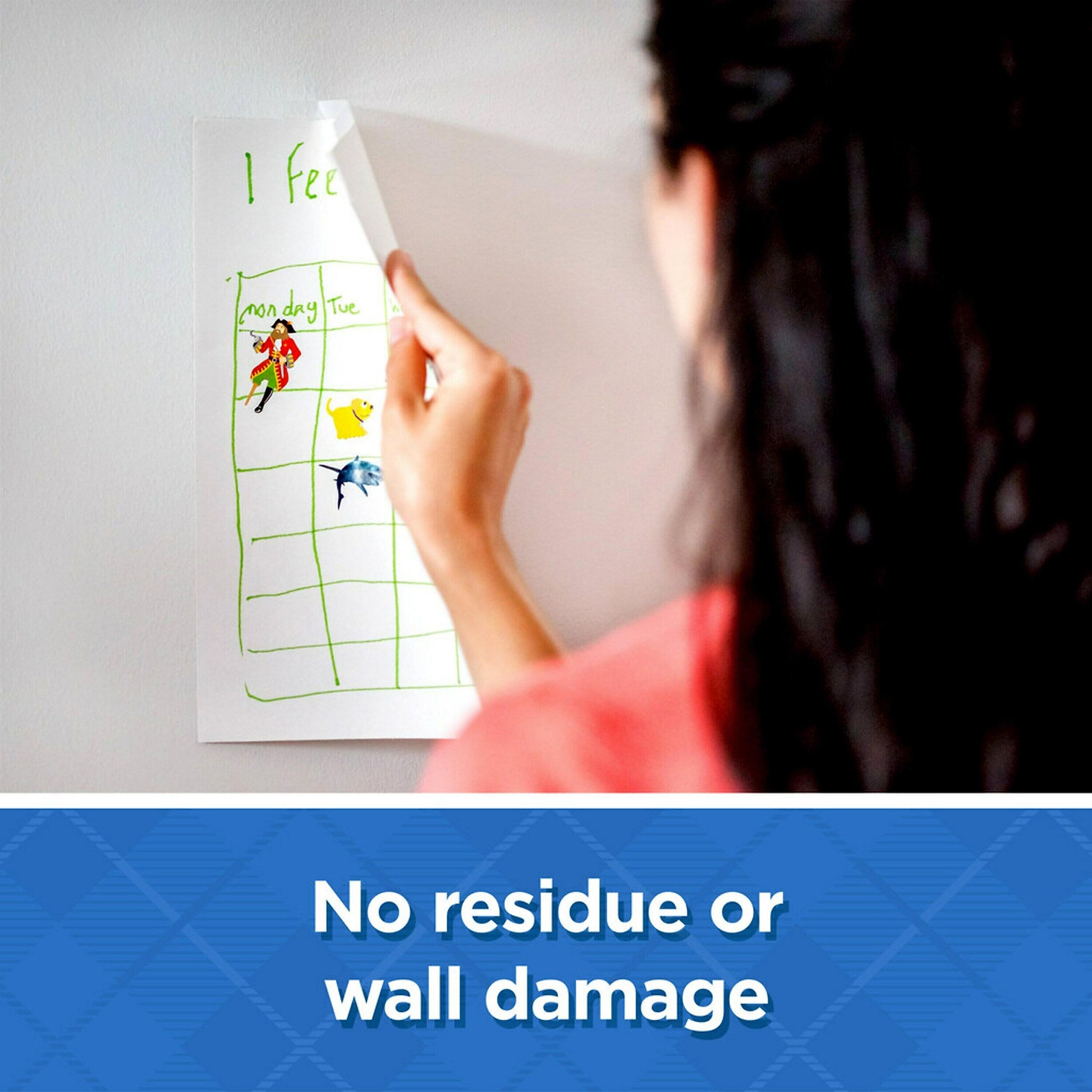 Scotch Wall-Safe Transparent Clear Tape Refill, 0.75