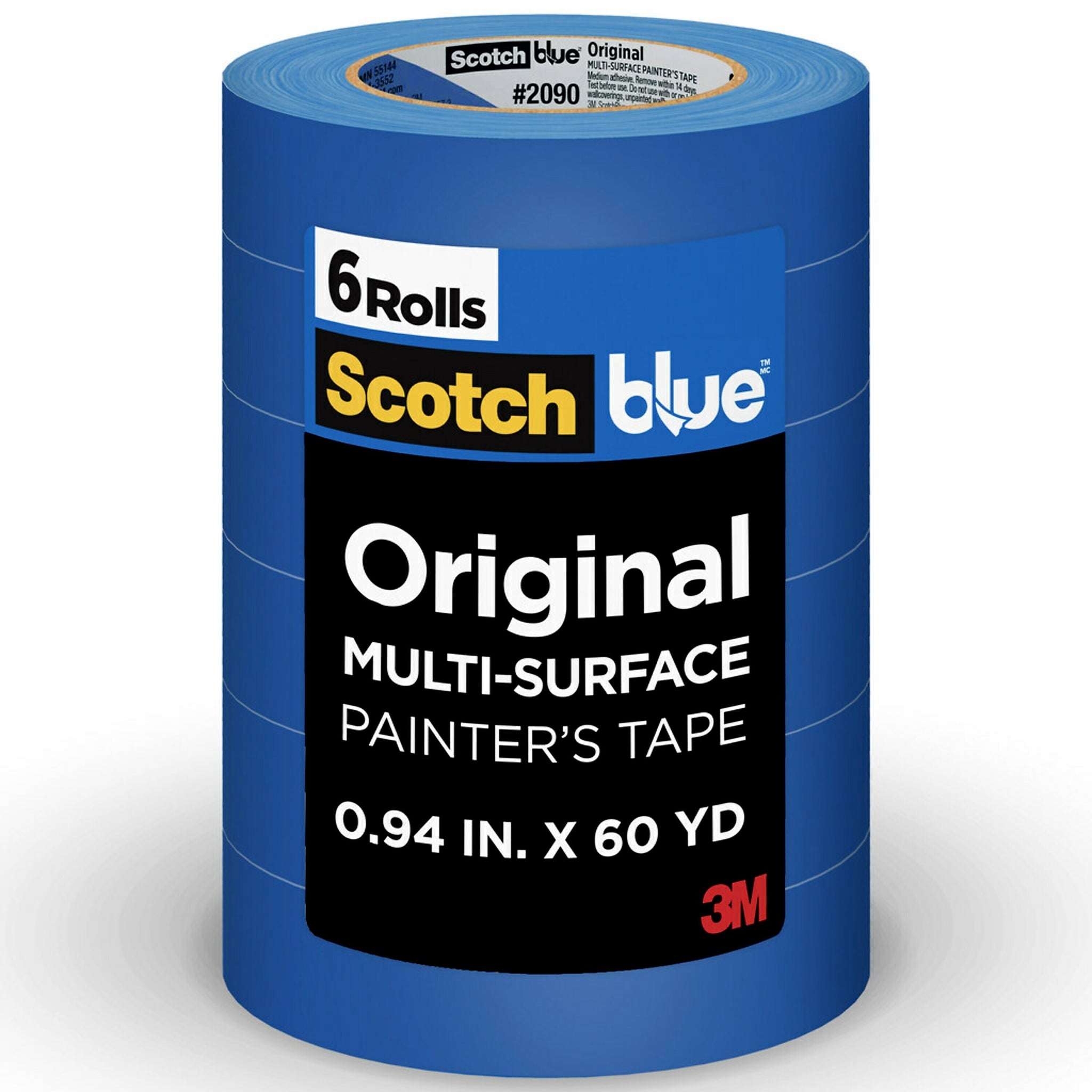 ScotchBlue ORIGINAL Painter's Tape Value Pack, 0.94