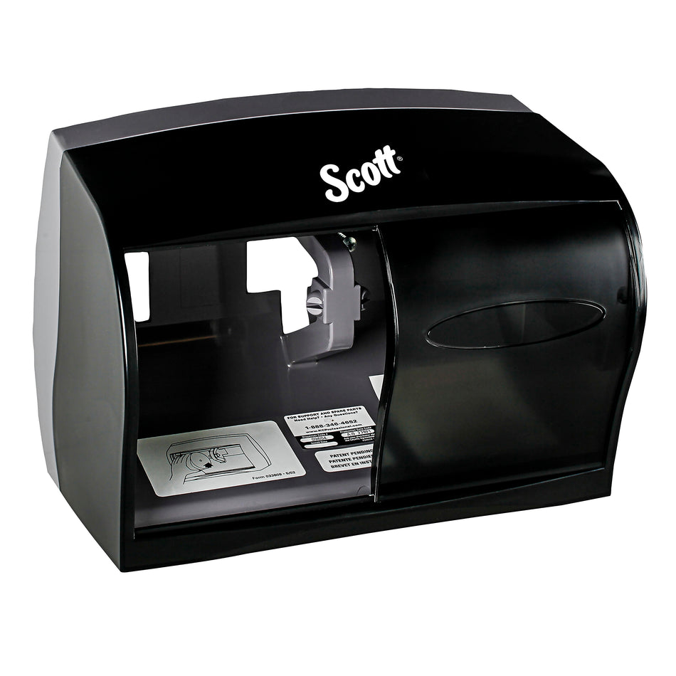 Scott 1000 Coreless Toilet Paper Dispenser, Smoke Gray