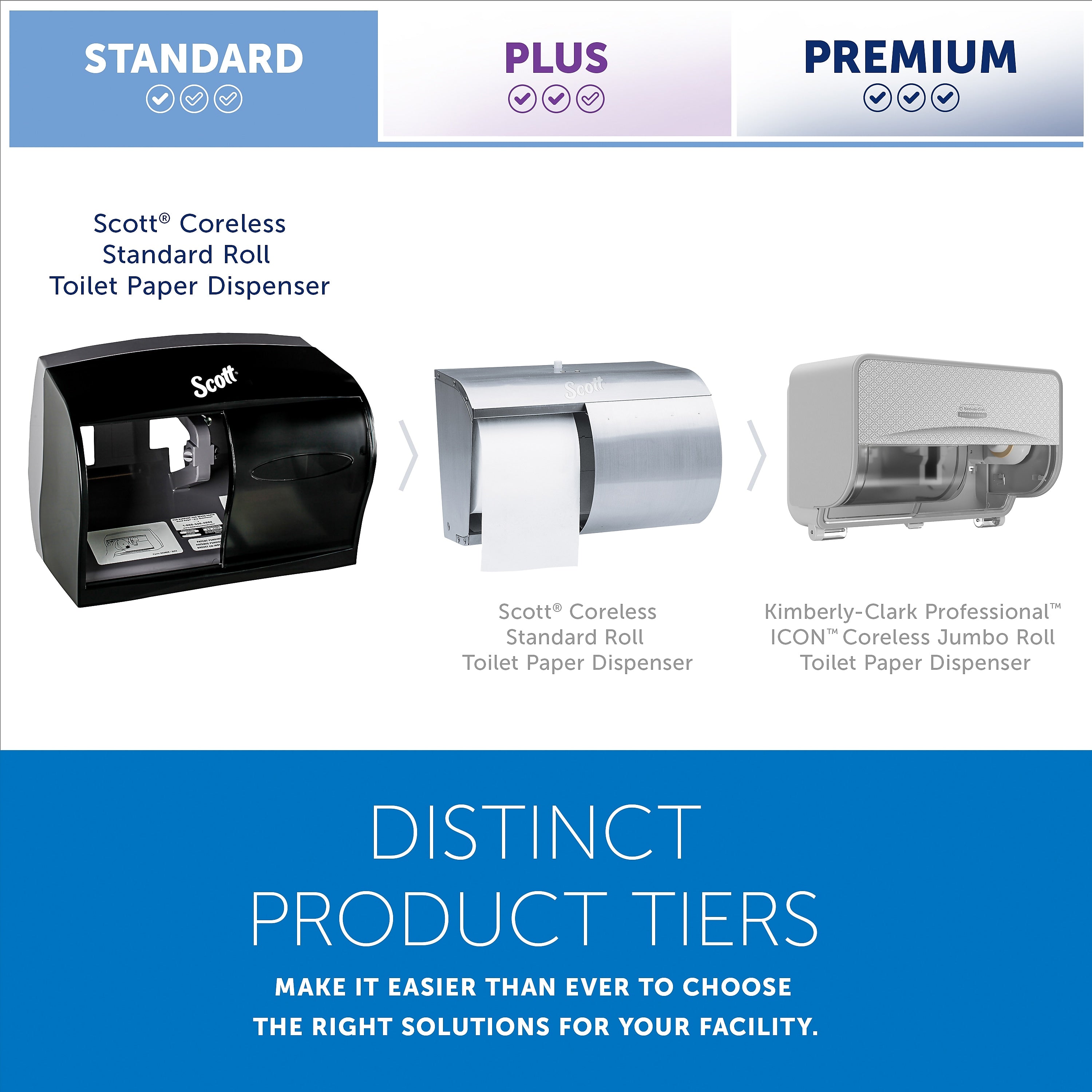Scott 1000 Coreless Toilet Paper Dispenser, Smoke Gray