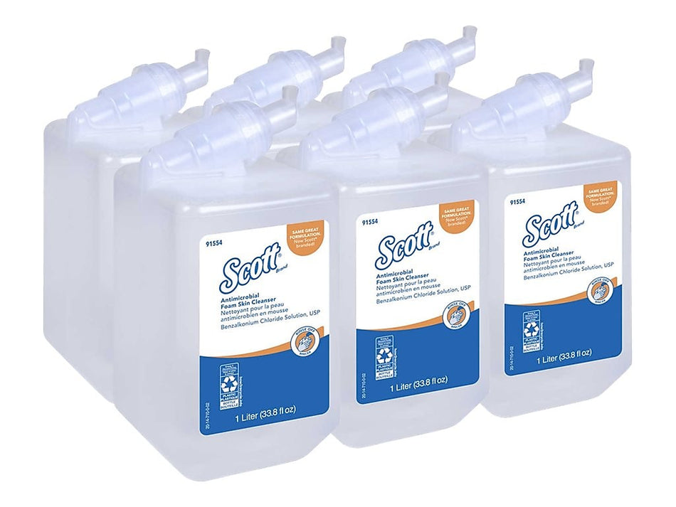 Scott Control Foaming Hand Soap Refills, 33.8 oz, 6/Carton