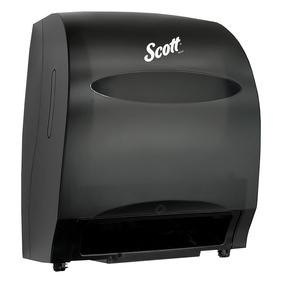 Scott Essential Automatic Hard Roll Towel Dispenser, Smoke Black