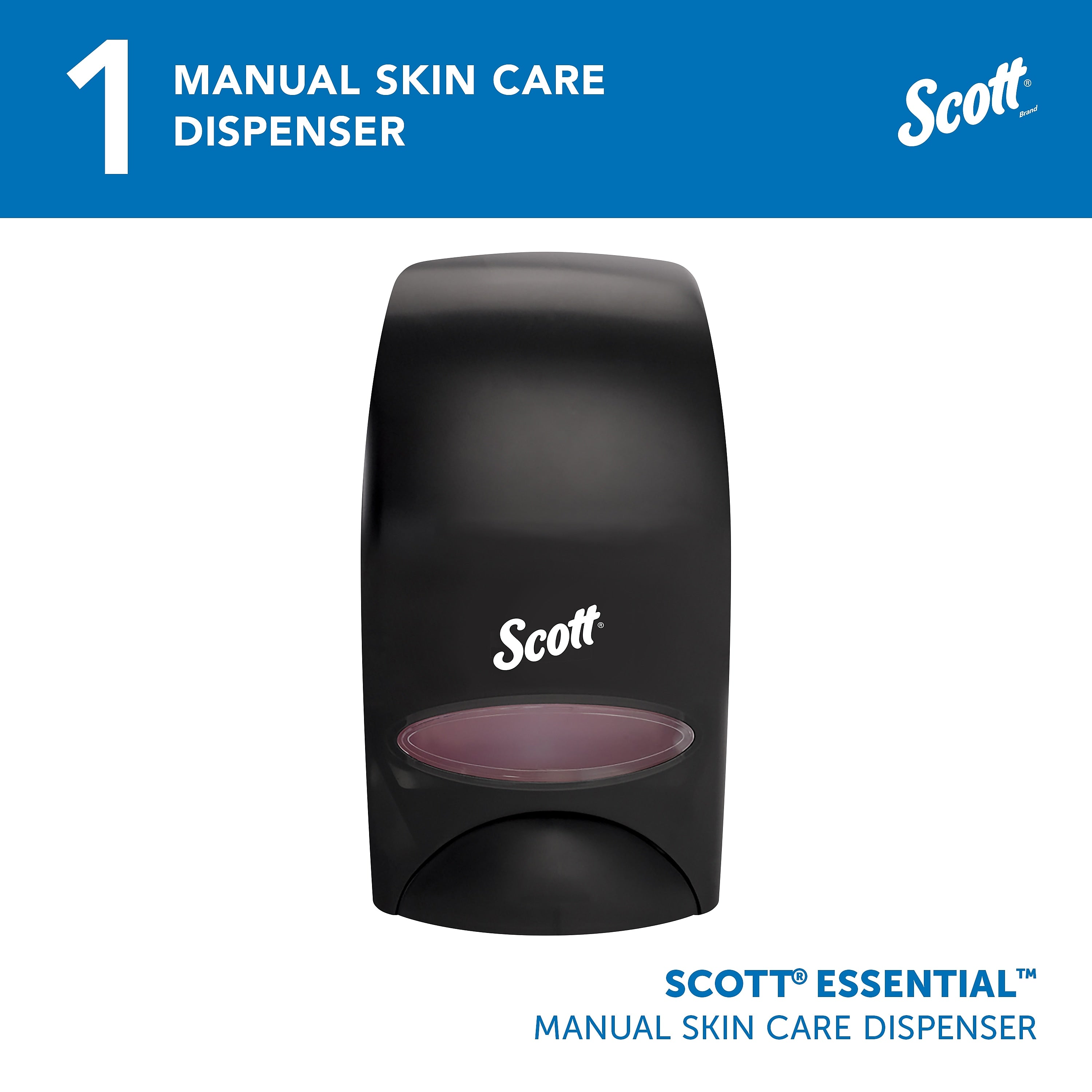 Scott Essential Cassette Skin Care Dispenser, Black