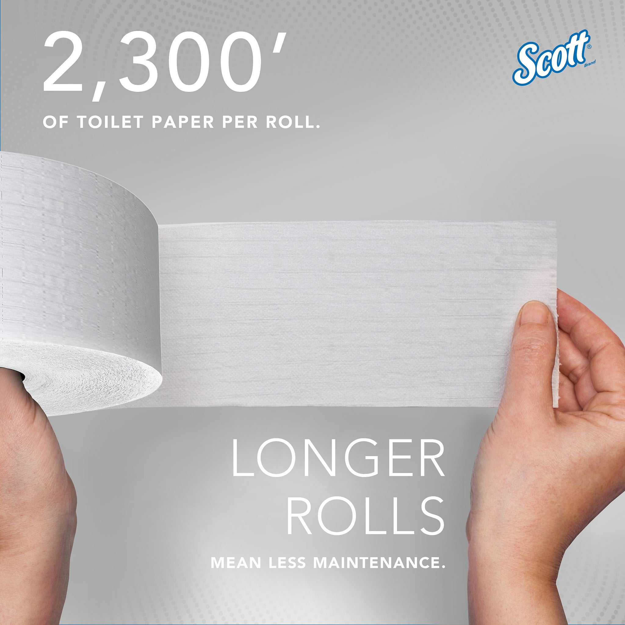 Scott Essential Recycled Coreless Toilet Paper, 1-ply, White, 12 Rolls/Case