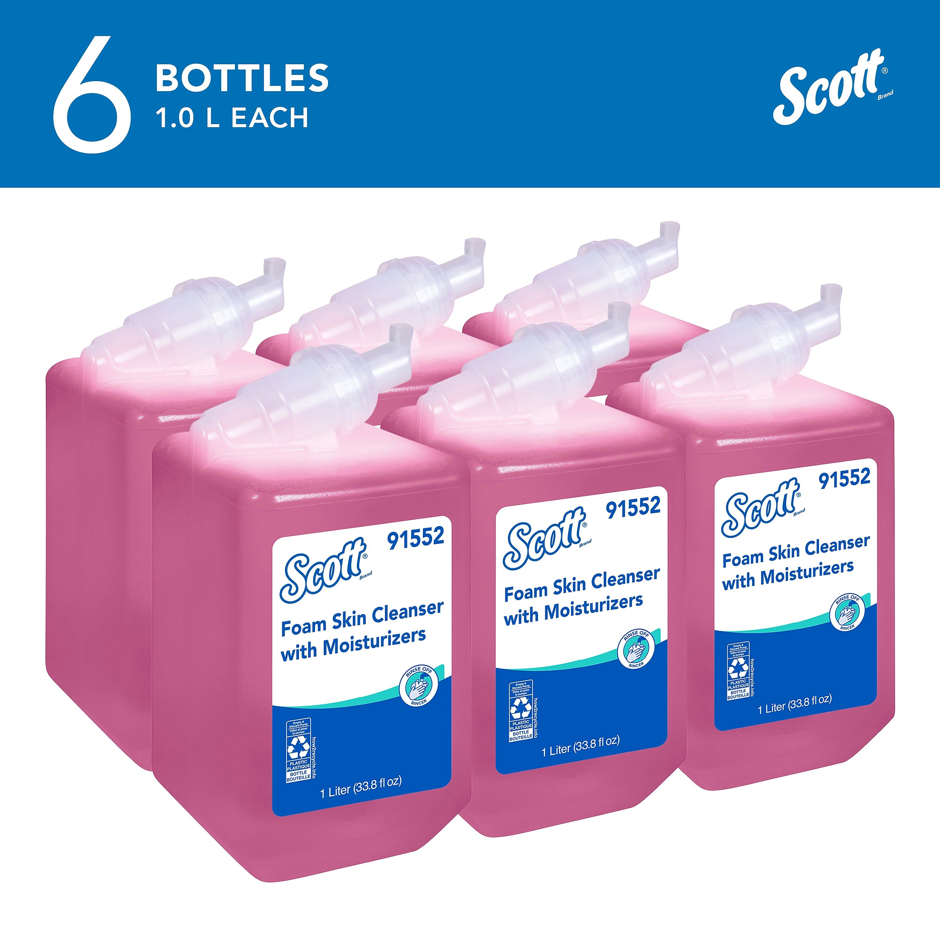 Scott Pro Foam Hand Soap Refills, Floral, 33.8 Oz., 6/Carton