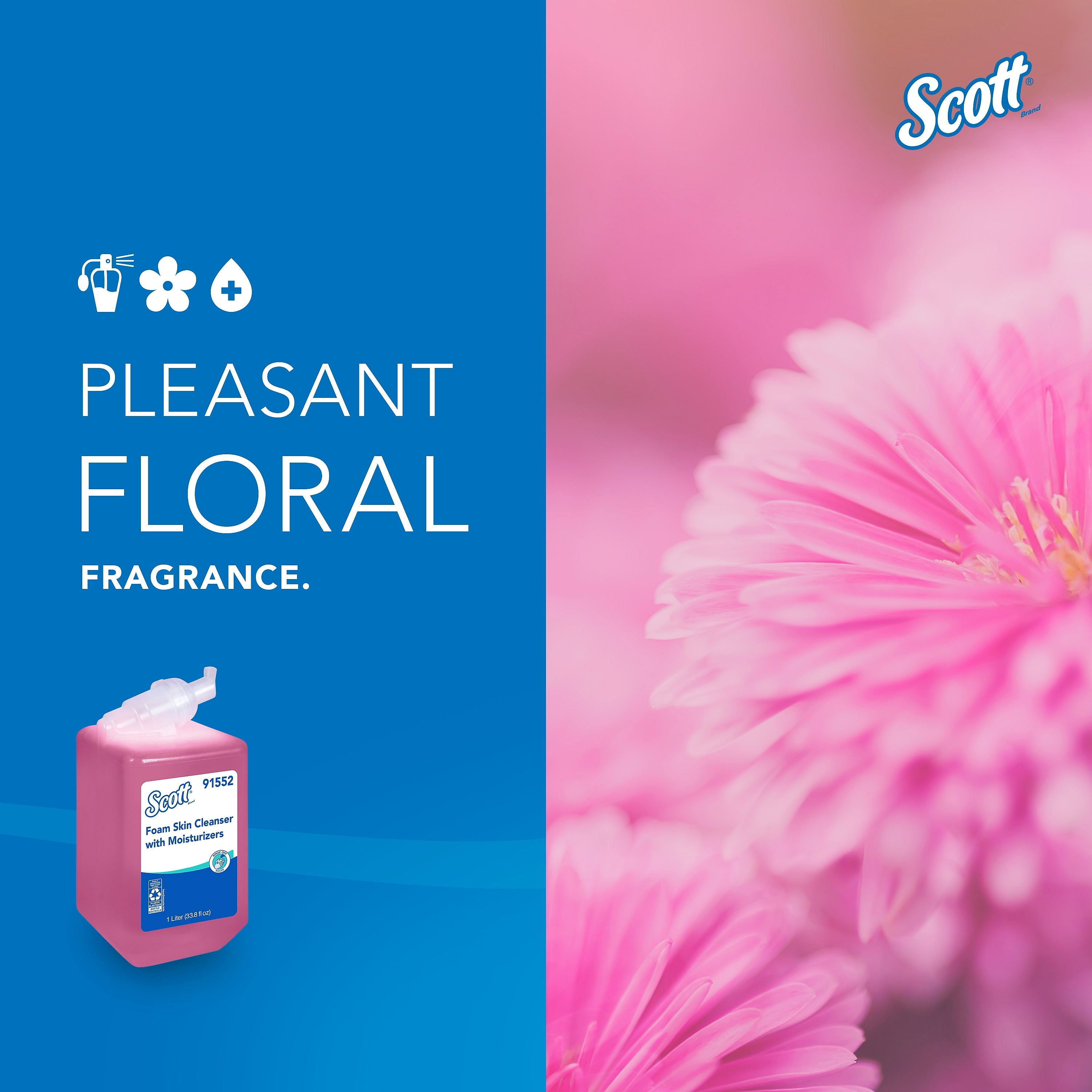 Scott Pro Foam Hand Soap Refills, Floral, 33.8 Oz., 6/Carton