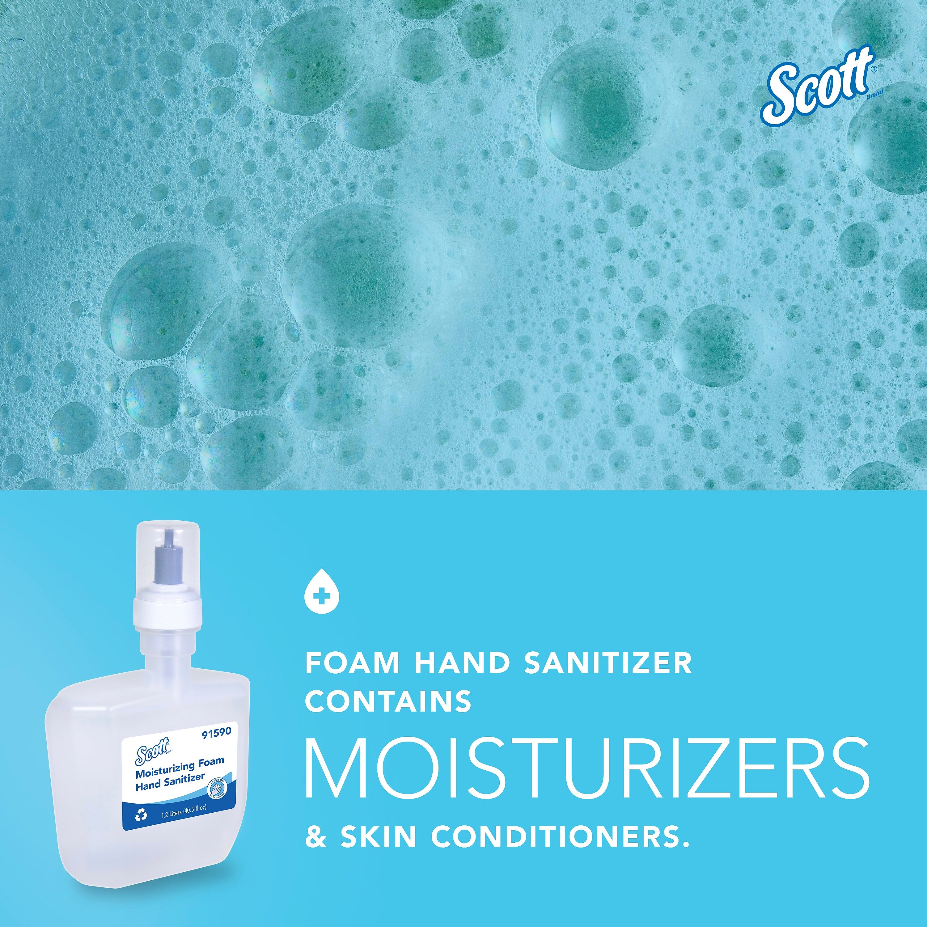 Scott Pro Foaming Hand Sanitizer Refill, Fresh Scent, 1200 mL., 2/Carton