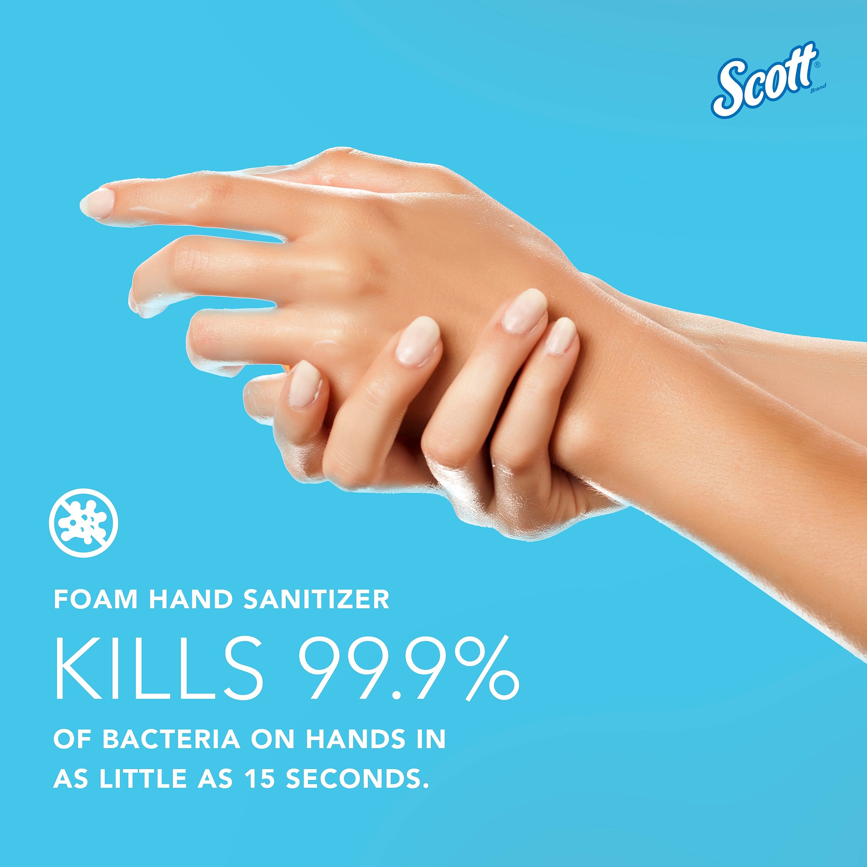 Scott Pro Foaming Hand Sanitizer Refill, Fresh Scent, 1200 mL., 2/Carton