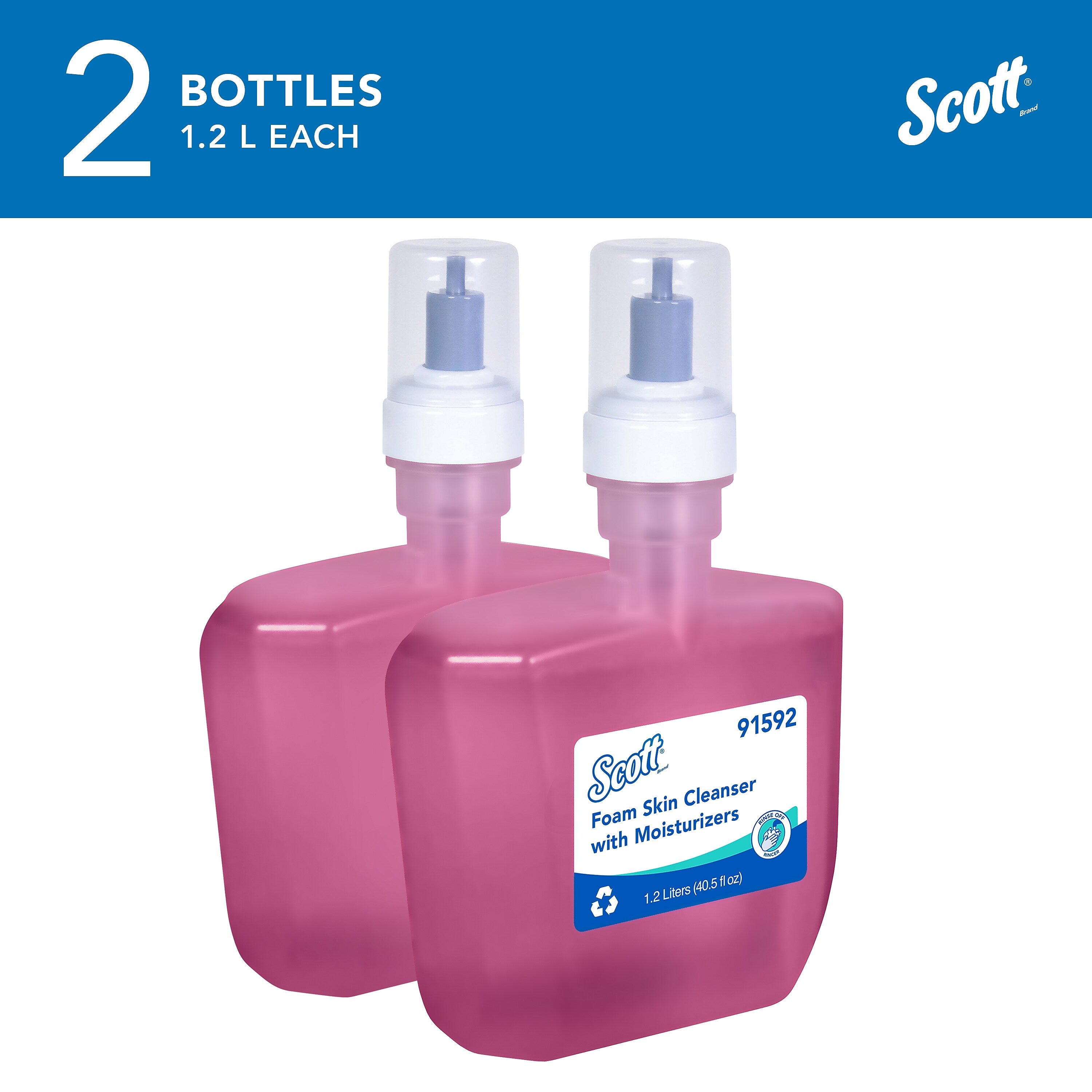 Scott Pro Foaming Hand Soap Refill for Dispenser, Floral Scent, 2/Carton