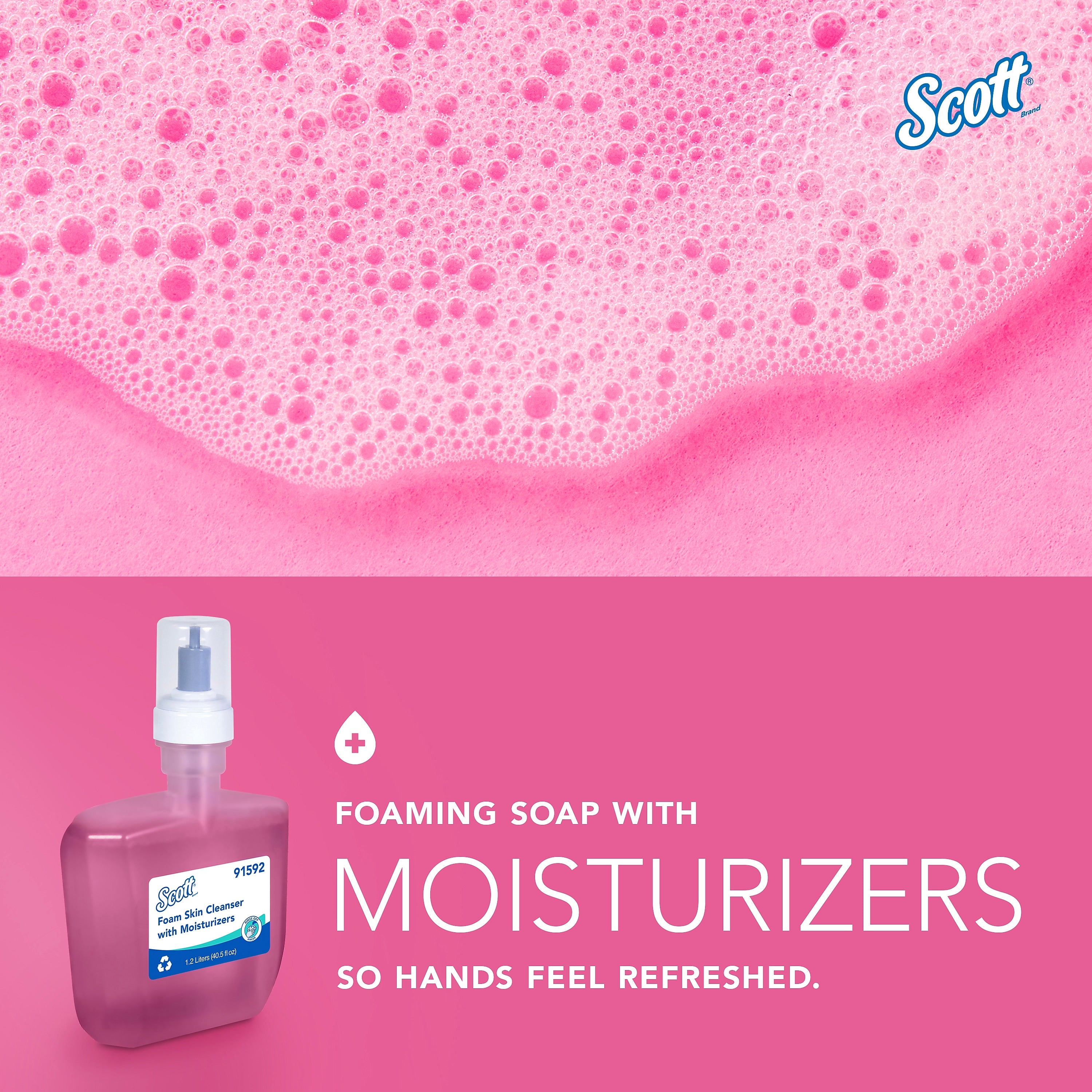 Scott Pro Foaming Hand Soap Refill for Dispenser, Floral Scent, 2/Carton