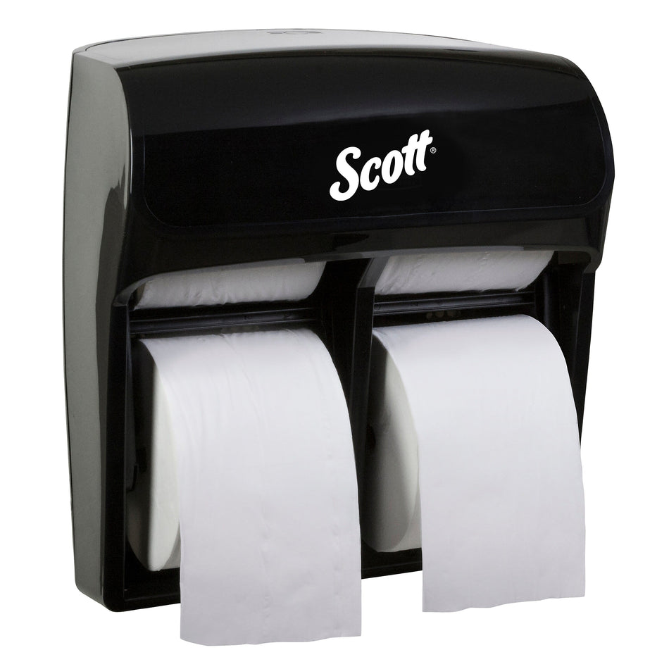 Scott Professional High Capacity Bathroom Tissue Dispenser, Black