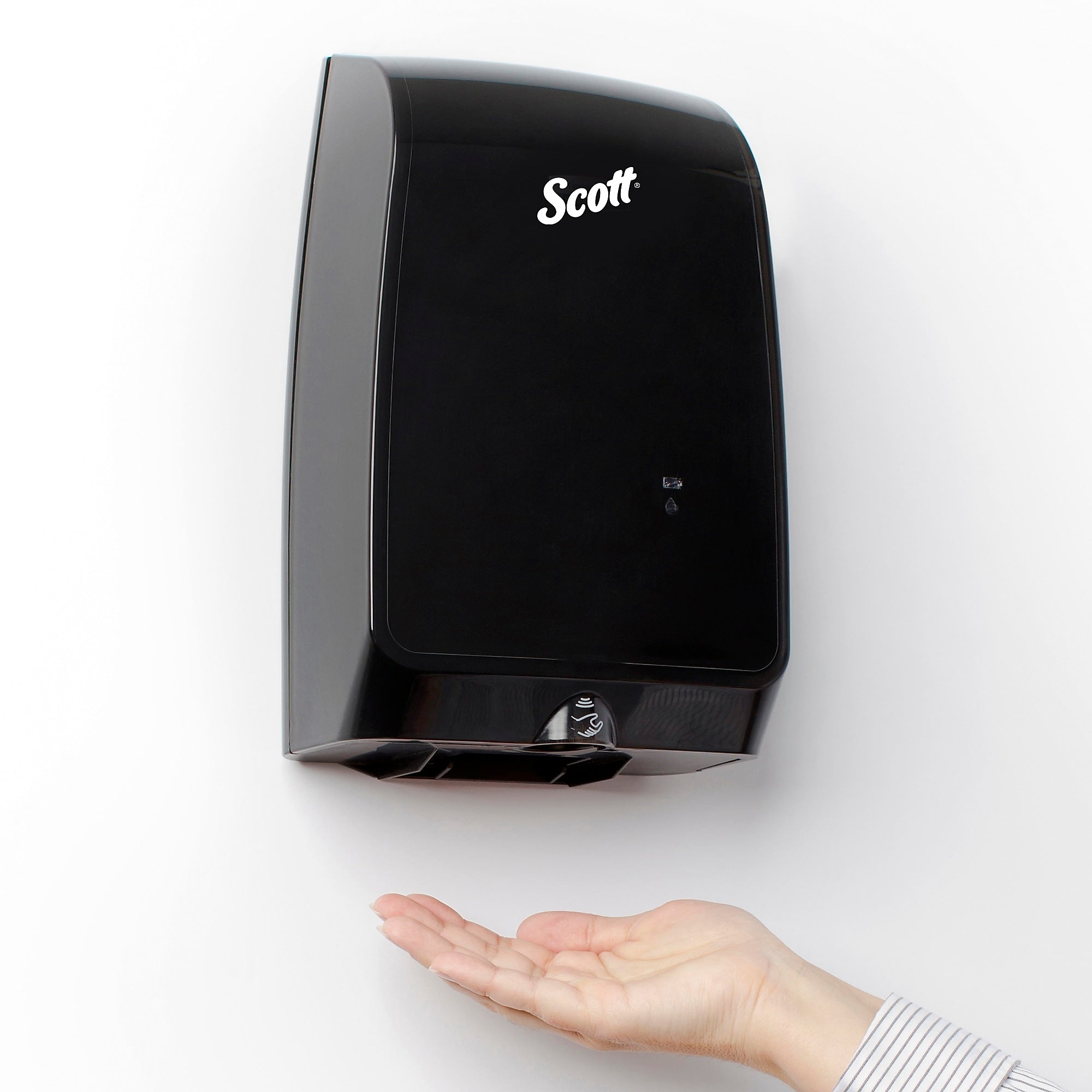 Scott Professional MOD Touchless Cassette Skin Care Dispenser, Black