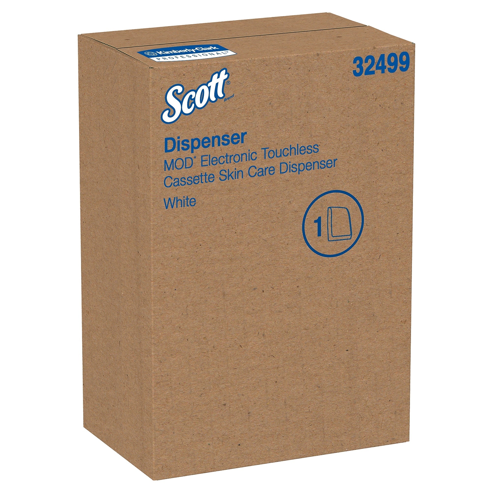 Scott Professional Scott MOD Touchless Cassette Skin Care Dispenser, White