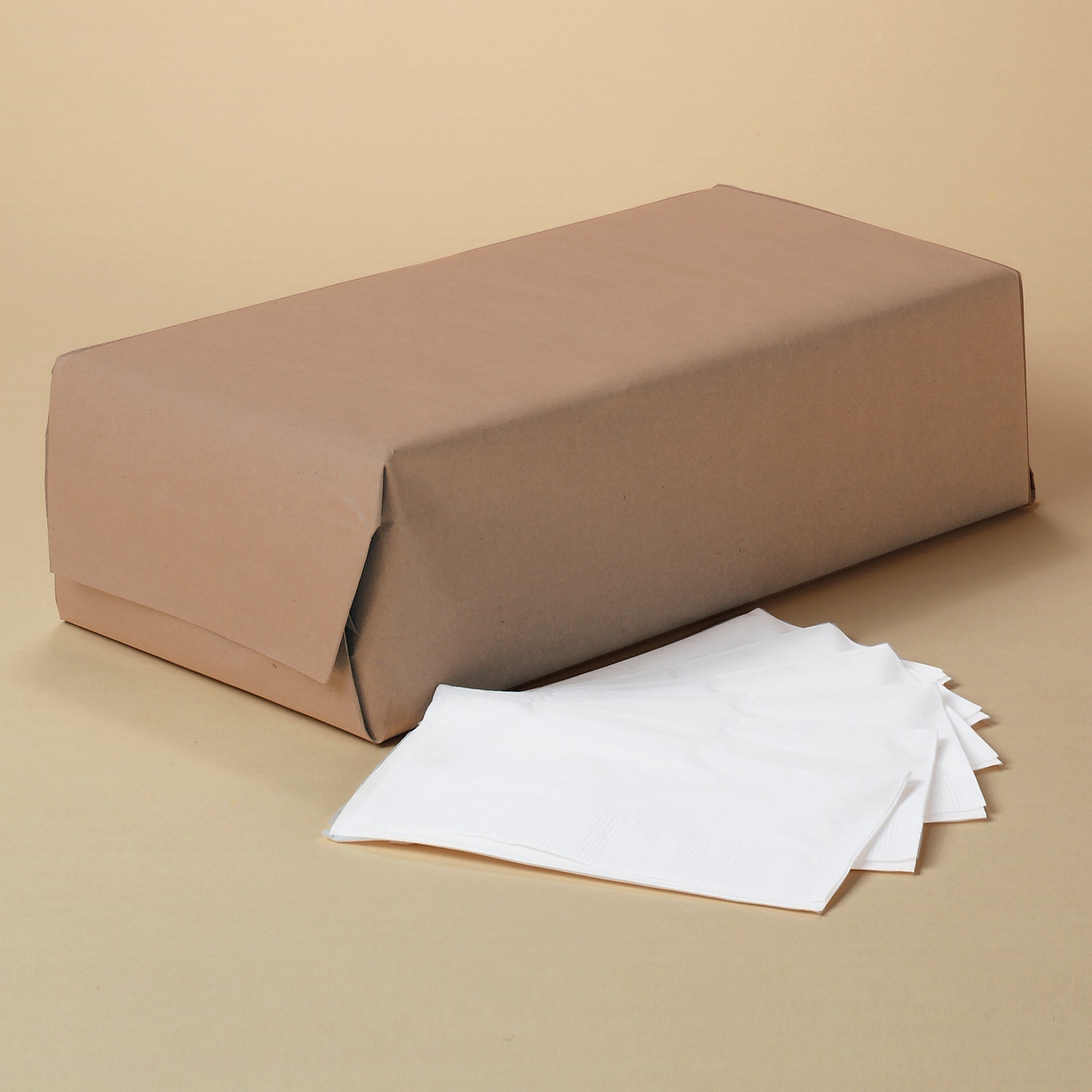 Scott Recycled Napkin, 2-ply, White, 300 Napkins/Pack, 10/Carton