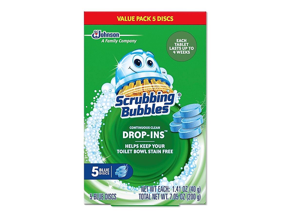 Scrubbing Bubbles Drop-Ins Toilet Cleaning Tablets, 5/Pack