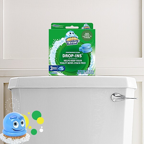 Scrubbing Bubbles Drop-Ins Toilet Cleaning Tablets, 5/Pack