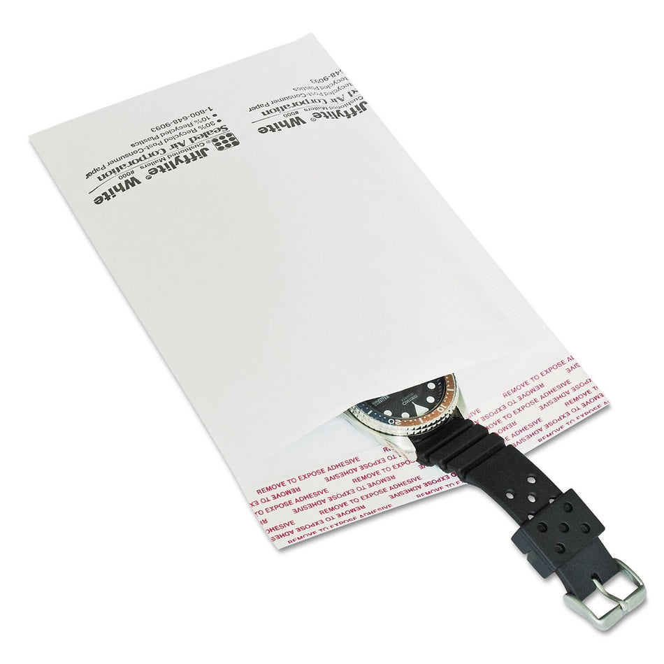 Sealed Air Jiffylite® Self-Seal Bubble Mailer, White, 6 x 10200/Carton