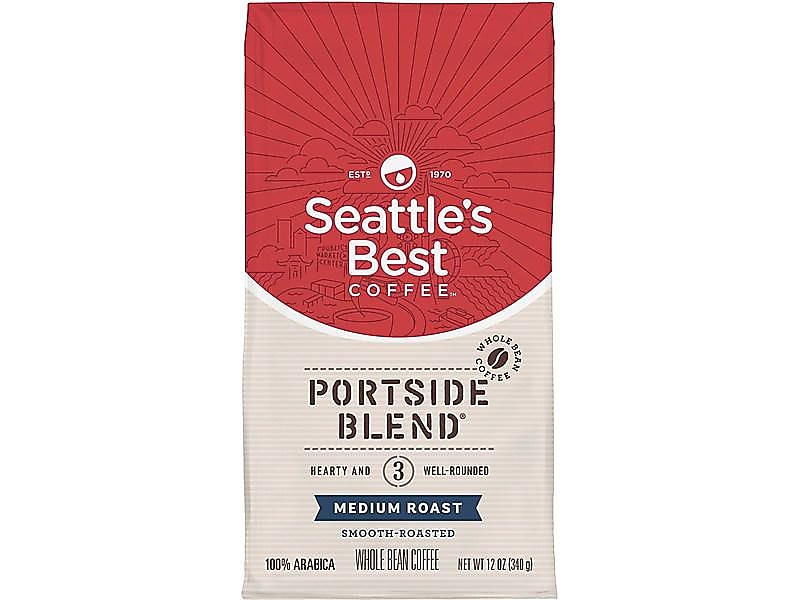 Seattle's Best Coffee Portside Blend Whole Bean Coffee, Medium Roast