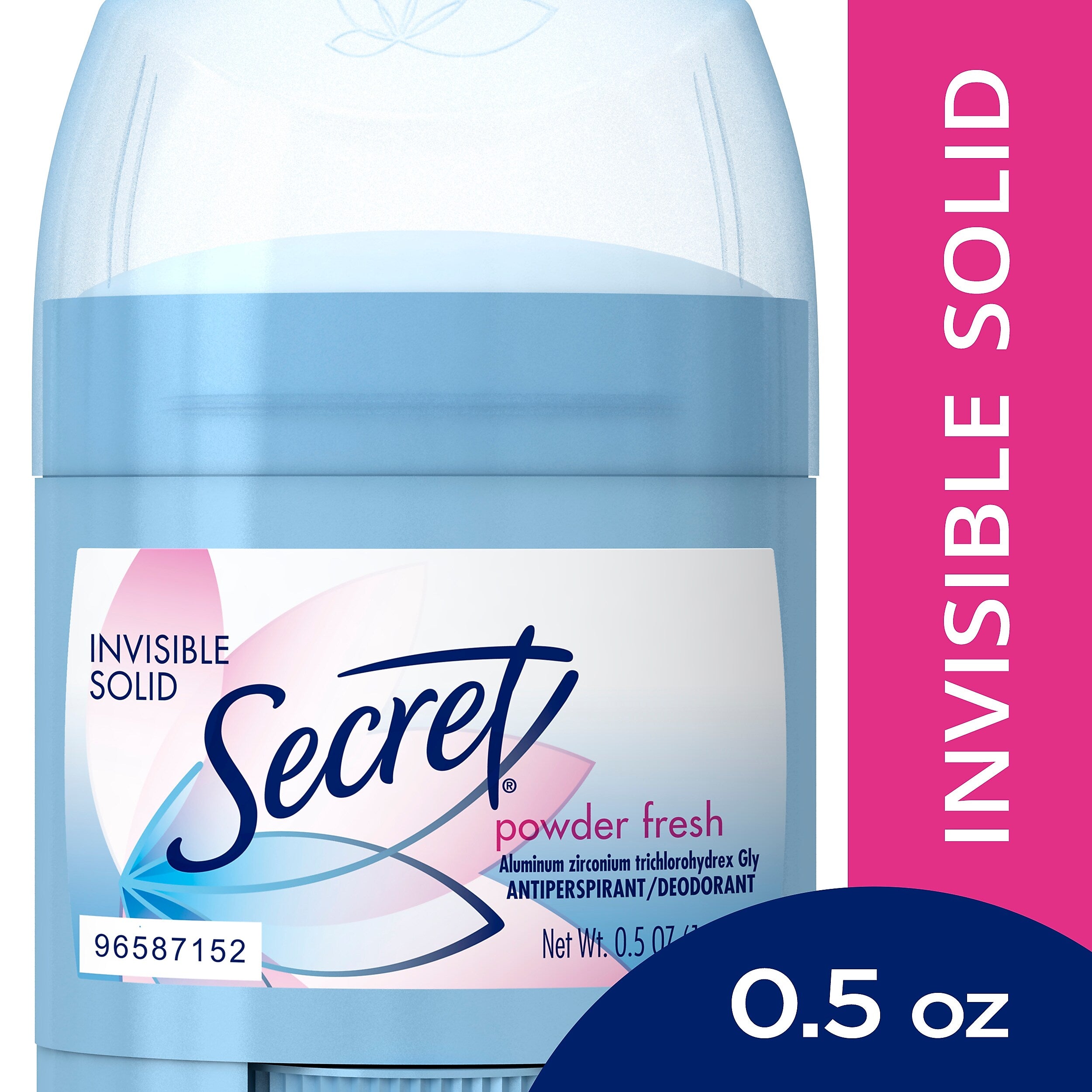 Secret Powder Fresh Invisible Solid Antiperspirant and Deodorant, 0.5 oz., 24/Carton