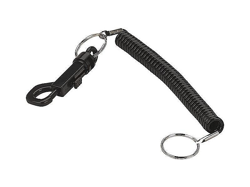 SecurIT Key Coil Chain, Ebony Black