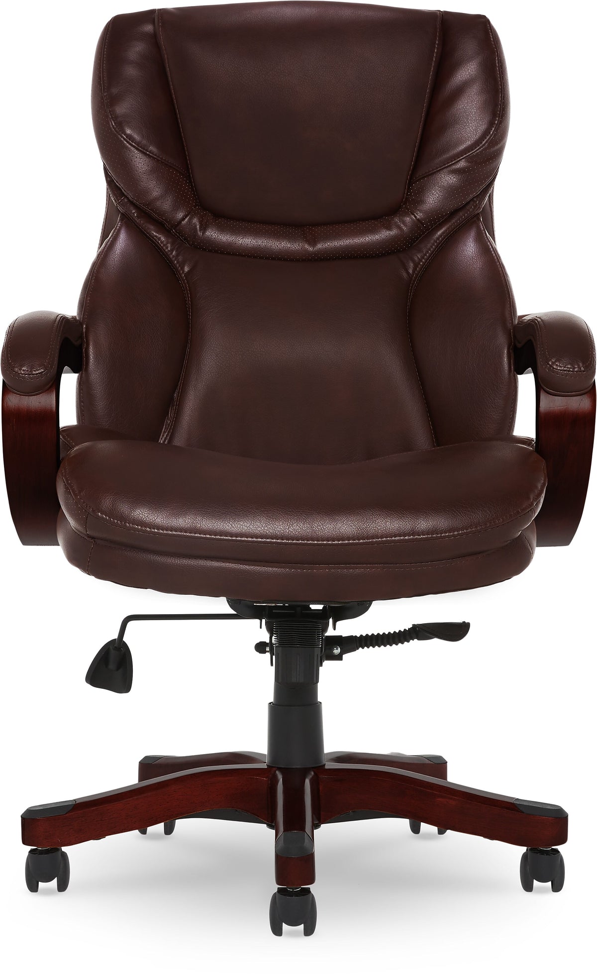 Serta Big & Tall Ergonomic Faux Leather Executive Big & Tall Chair, 350 lb. Capacity, Rich Espresso