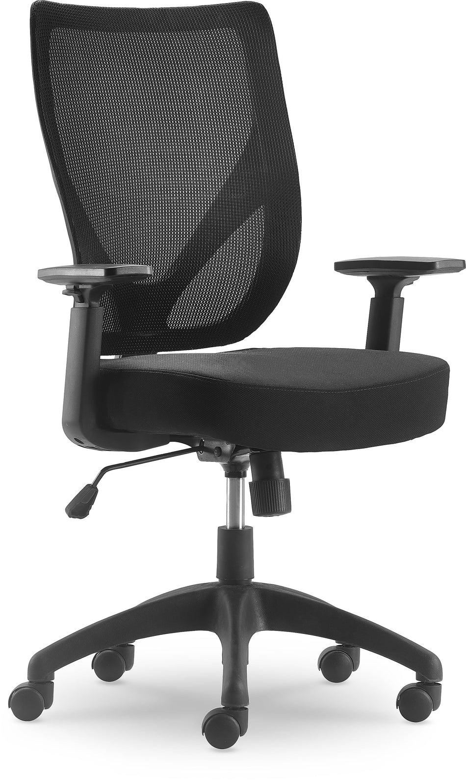 Serta Works Mesh Back Polyester Computer and Desk Chair, Black