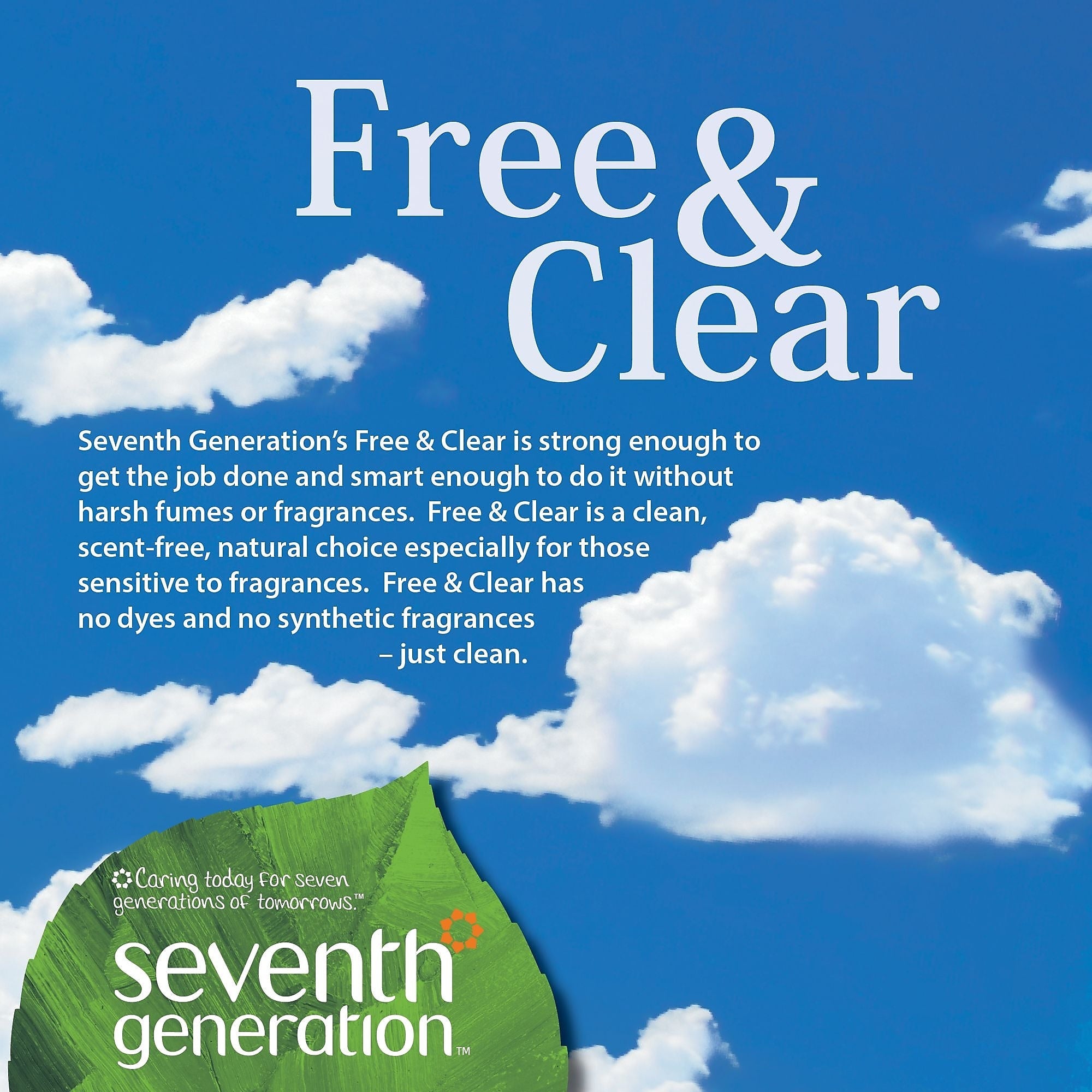 Seventh Generation Fabric Softener, Unscented, 32 oz.