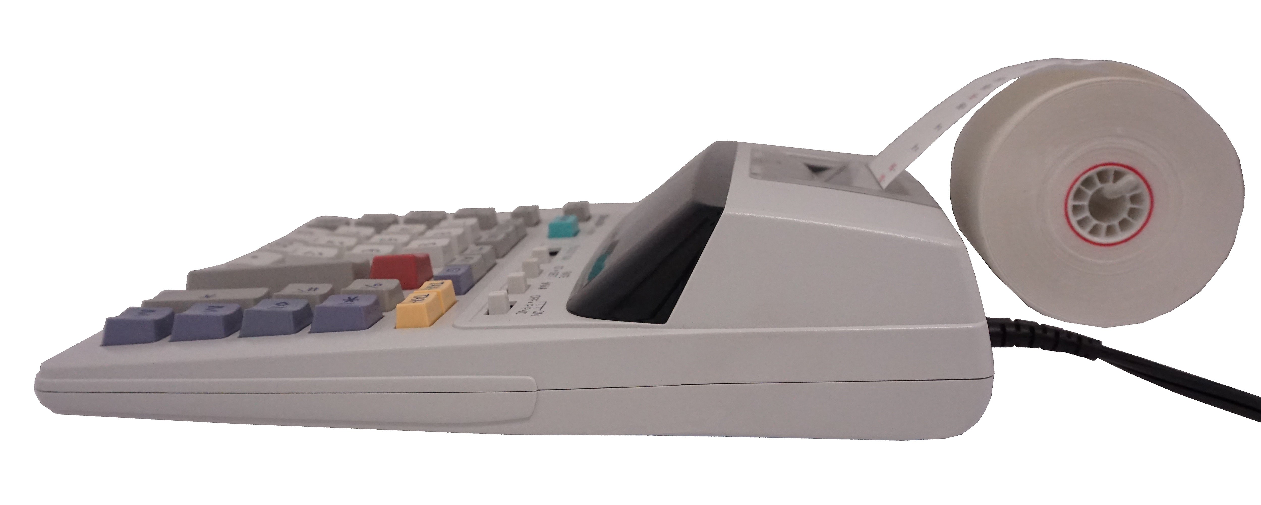 Sharp  12-Digit Printing Calculator, White