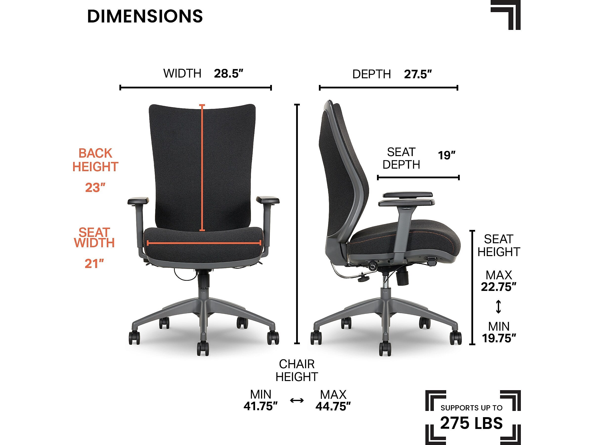 Sharper Image Revive Shiatsu Ergonomic Mesh Swivel Massage Chair, Black