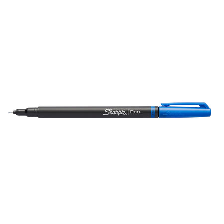 Sharpie Felt Pen, Fine Point, 0.4 mm, Blue Ink, Dozen