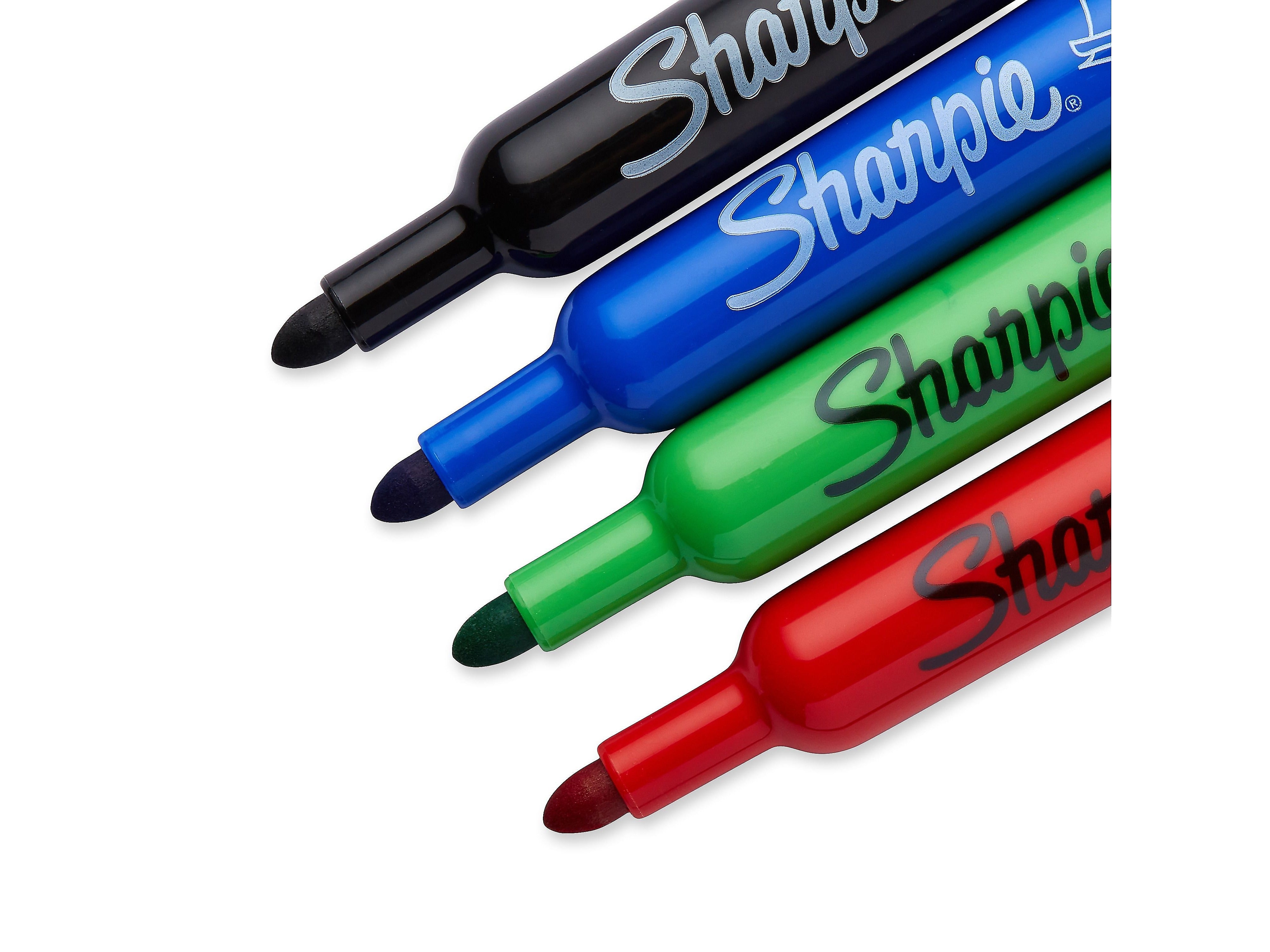 Sharpie Flip Chart Water Based Marker, Bullet Tip, Assorted, 4/Pack