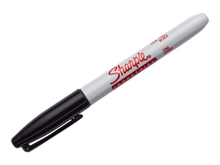 Sharpie Industrial Permanent Marker, Fine Tip, Black