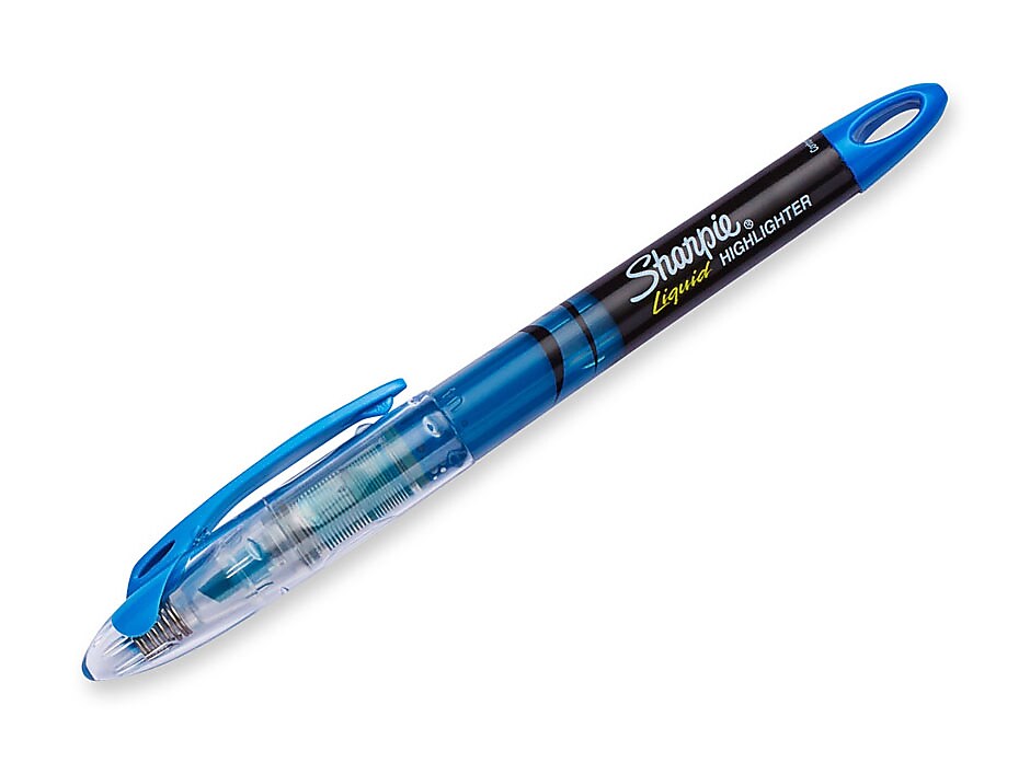 Sharpie Liquid Highlighter, Chisel Tip, Blue