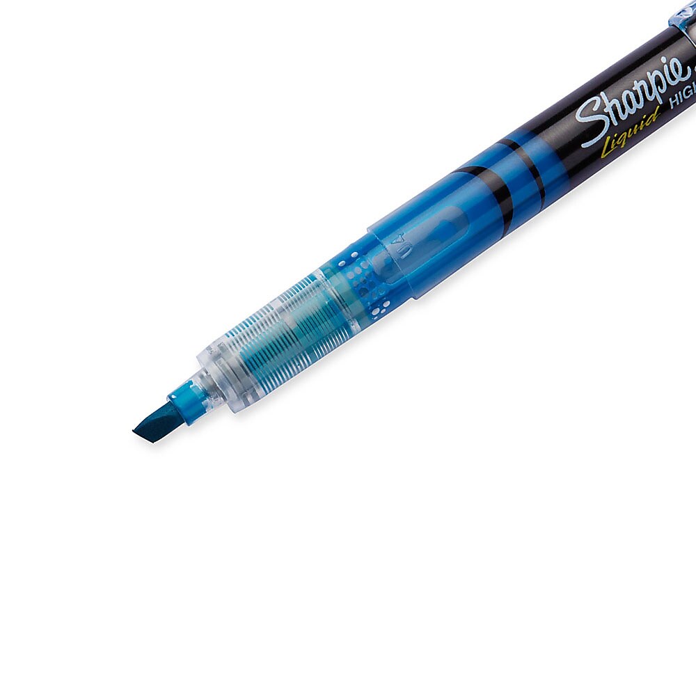 Sharpie Liquid Highlighter, Chisel Tip, Blue