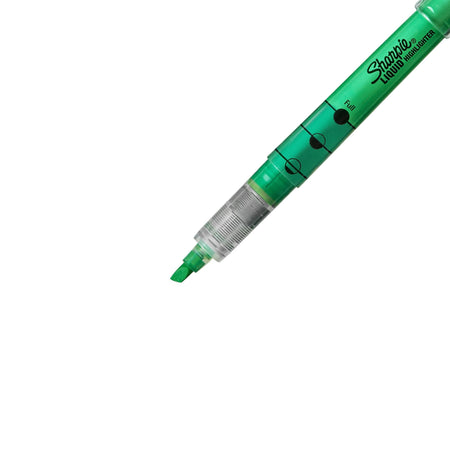 Sharpie Liquid Highlighter, Chisel Tip, Green, Dozen