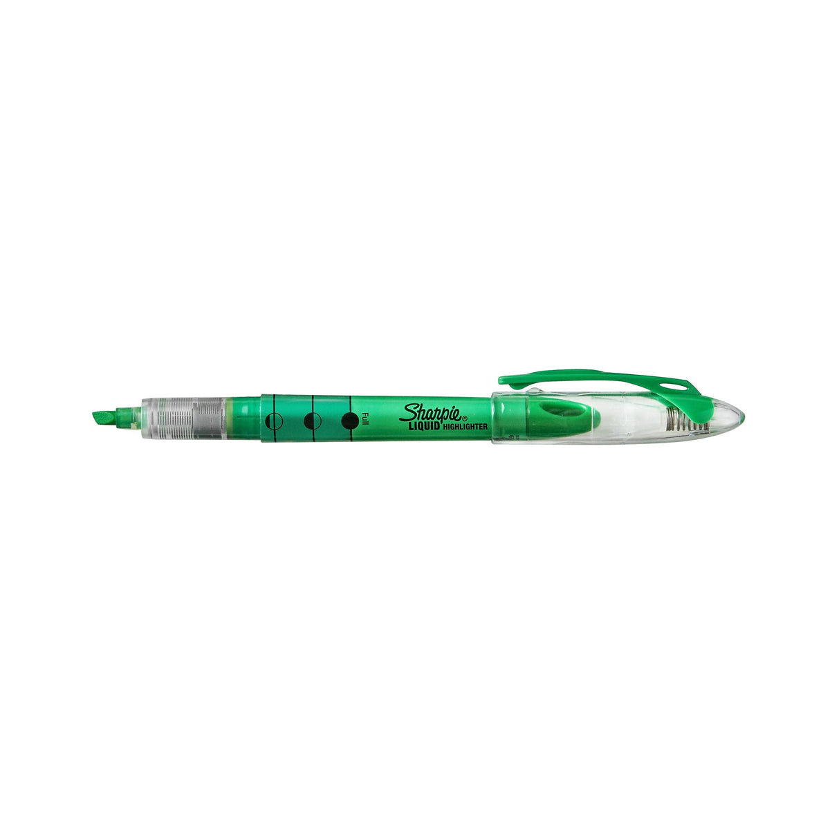 Sharpie Liquid Highlighter, Chisel Tip, Green, Dozen