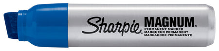 Sharpie Magnum Permanent Marker, XL Chisel Tip, Blue