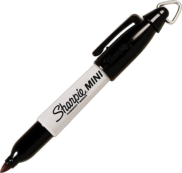 Sharpie Mini Permanent Marker, Fine Tip, Black, 72/Pack