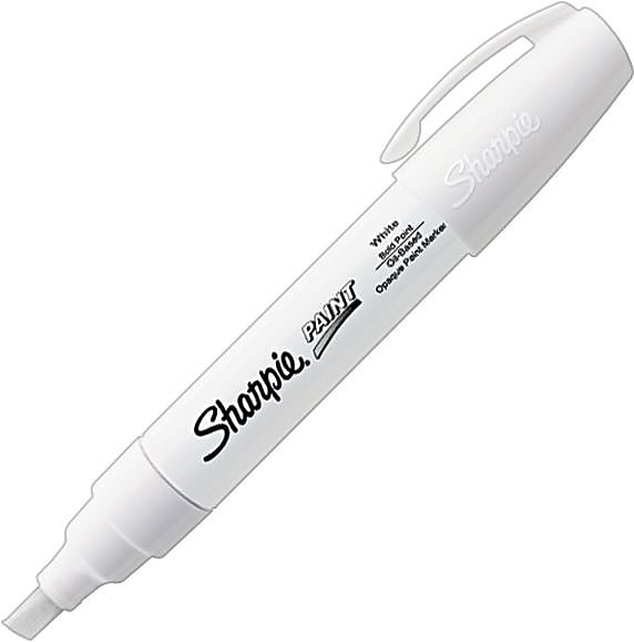 Sharpie Oil-Based Paint Marker, Bold Tip, White