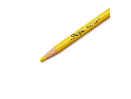 Sharpie Peel-Off China Marker, Yellow, Dozen