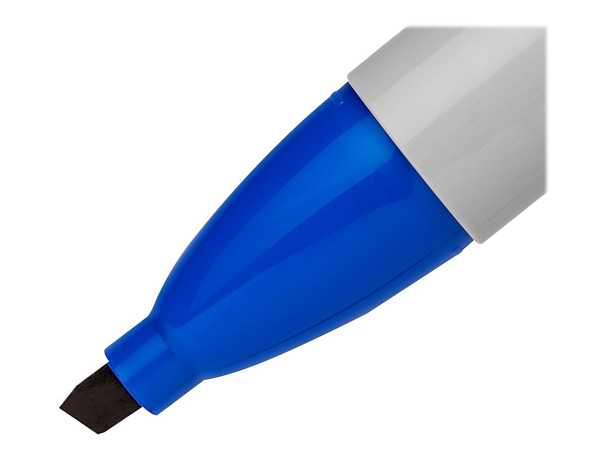 Sharpie Permanent Marker, Chisel Tip, Blue, Dozen