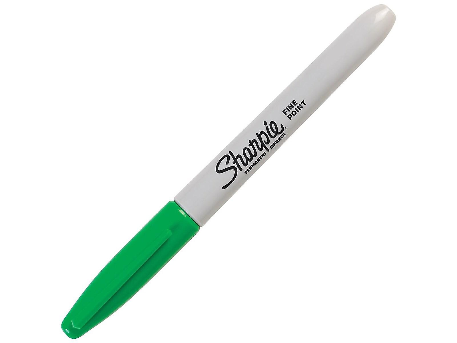 Sharpie Permanent Marker, Fine Tip, Green