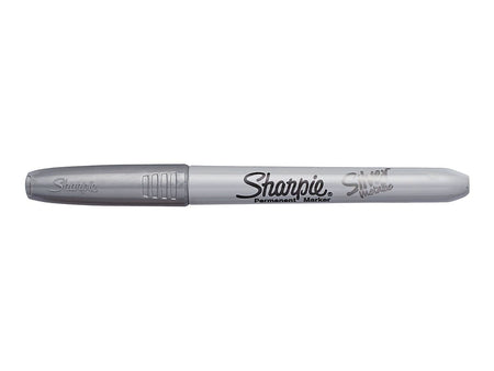 Sharpie Permanent Marker, Fine Tip, Metallic Silver, 36/Pack