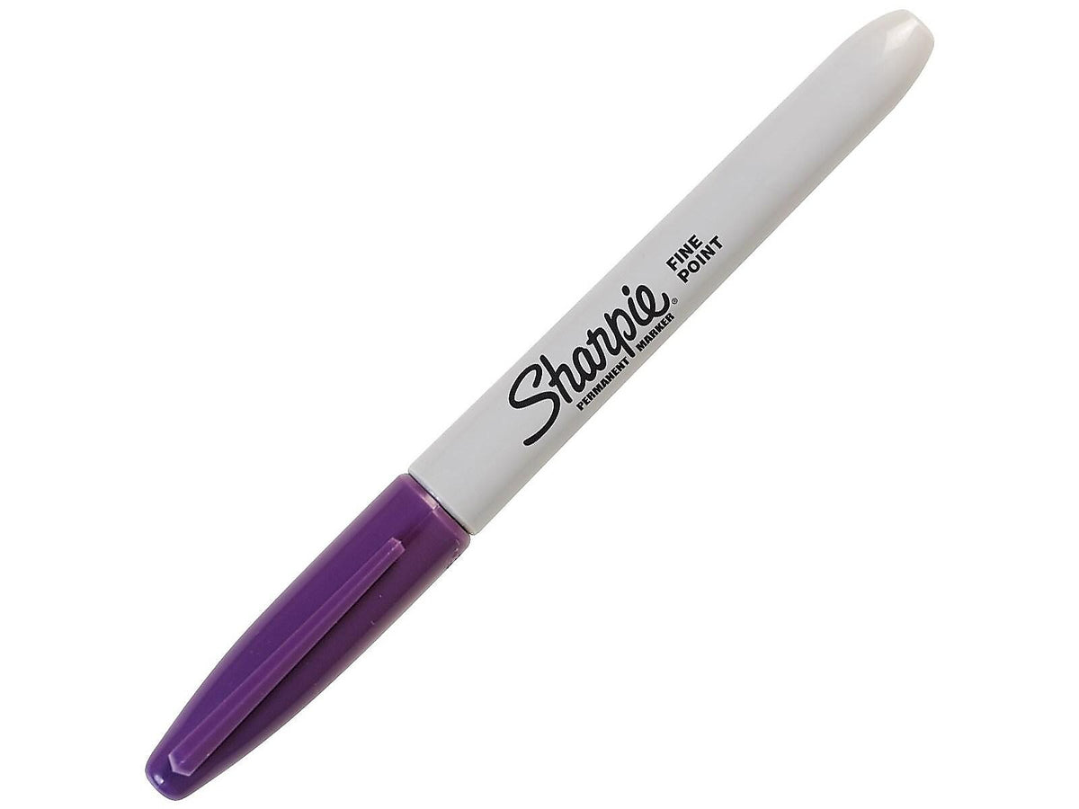 Sharpie Permanent Marker, Fine Tip, Purple