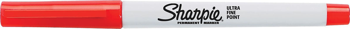 Sharpie Permanent Marker, Ultra Fine Tip, Red