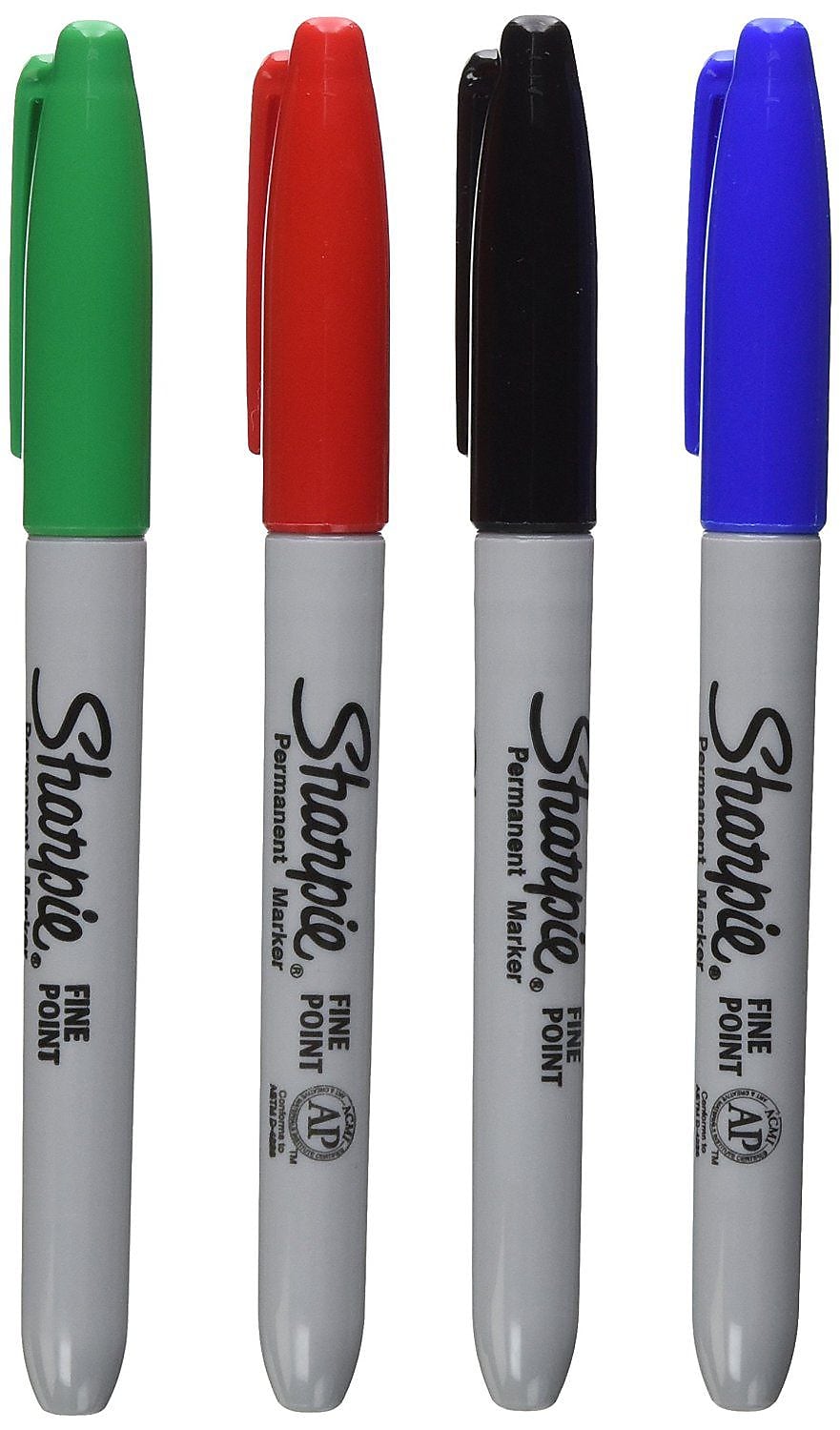 Sharpie Permanent Markers, Fine Tip, Assorted, 36/Pack