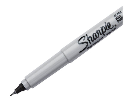 Sharpie Permanent Markers, Ultra Fine Tip, Black, 36/Pack